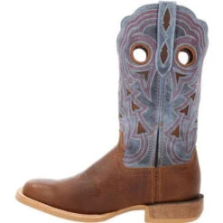 Durango Ladies Rebel Golden Brown An Periwinkle Western Boot DRD0422 -True Style Shoes Store DRD0422 5 LARGE 56757932 e6e2 49b1 b6b3 d91a7e741f7d