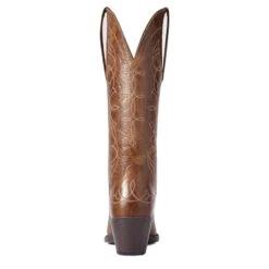 Ariat Ladies Heritage D Toe StretchFit Dark Tan Western Boots 10038313 -True Style Shoes Store F21 WMS WEST 10038313 heel