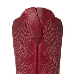 Ariat Ladies Heritage R Toe Rosy Red StretchFit Western Boots 10038433 -True Style Shoes Store F21 WMS WEST 10038433 detail01
