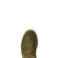 Ariat Ladies Leighton Waterproof Olive Green Boots 10042557 -True Style Shoes Store F22 WMS ENGL 10042557 toe