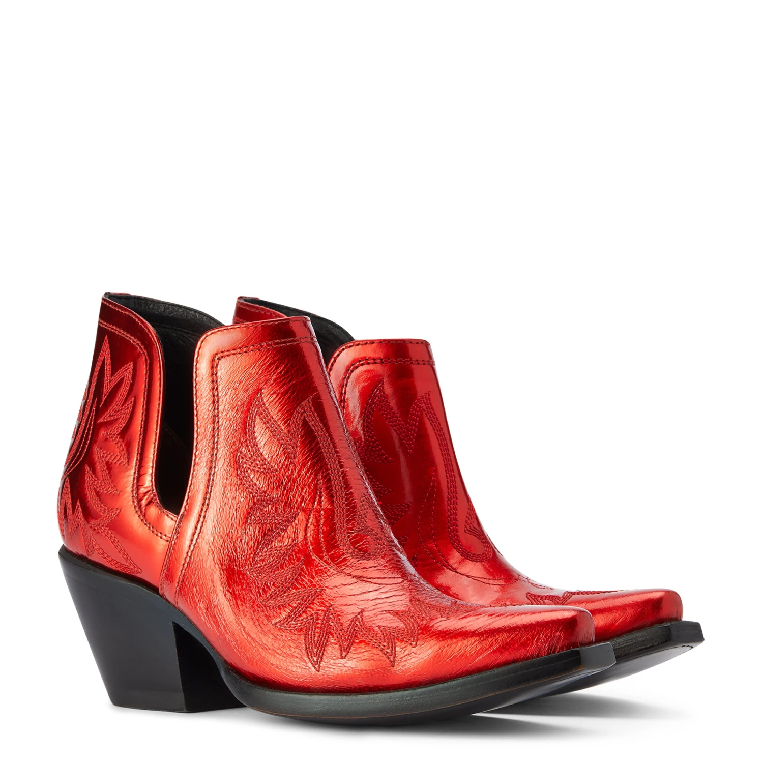 Ariat® Ladies Dixon Queen Of Hearts Print Western Booties 10042455 6 Ariat® Ladies Dixon Queen Of Hearts Print Western Booties 10042455 - Image 6