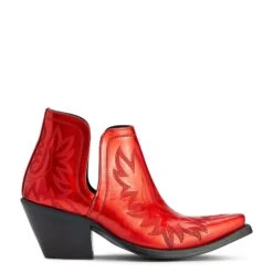 Ariat® Ladies Dixon Queen Of Hearts Print Western Booties 10042455 9 Ariat® Ladies Dixon Queen Of Hearts Print Western Booties 10042455 -True Style Shoes Store F22 WMS WEST 10042455 side