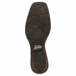 Justin® Ladies Chellie Tan Leather Western Square Toe Booties GY9510 -True Style Shoes Store GY9510 4