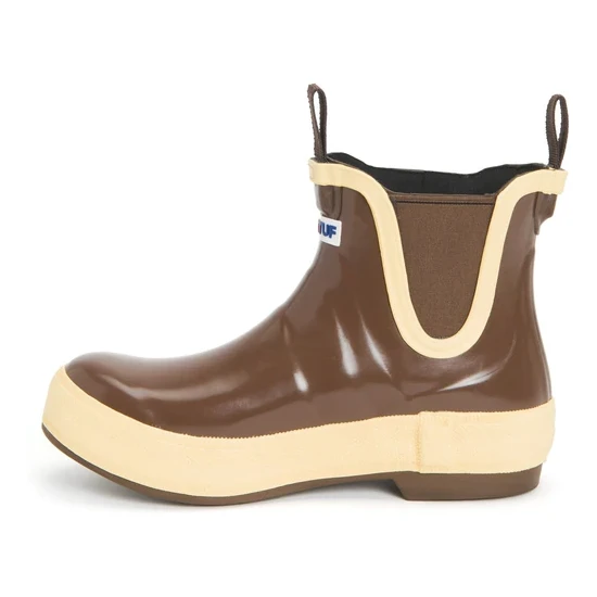 XTRATUF® Ladies Legacy Ankle Deck Brown Rubber Boots LDBW-900 4 XTRATUF® Ladies Legacy Ankle Deck Brown Rubber Boots LDBW-900 - Image 4