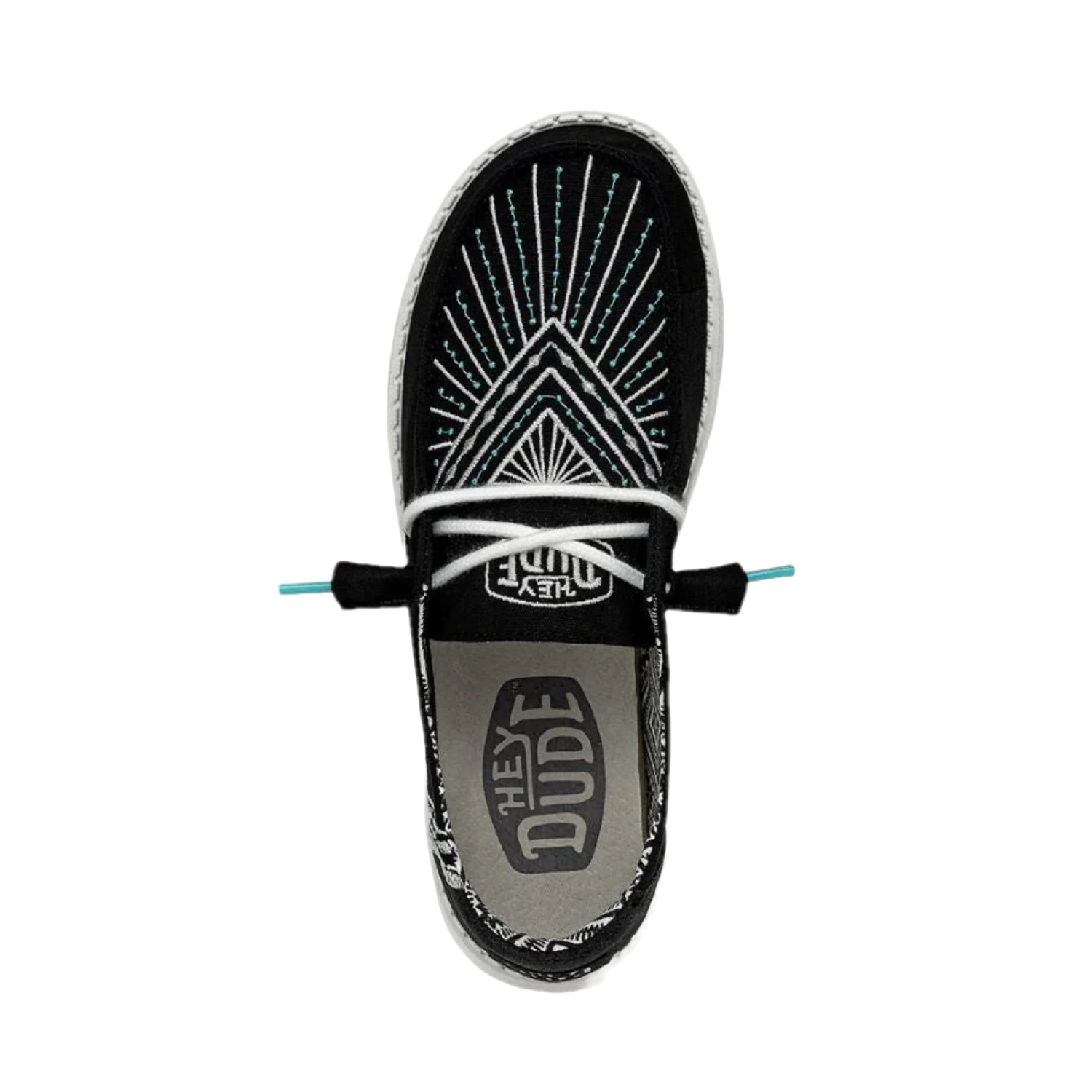 Hey Dude® Ladies Wendy Western New Moon Black Slip On Shoes 40097-0XL 2 Hey Dude® Ladies Wendy Western New Moon Black Slip On Shoes 40097-0XL - Image 2