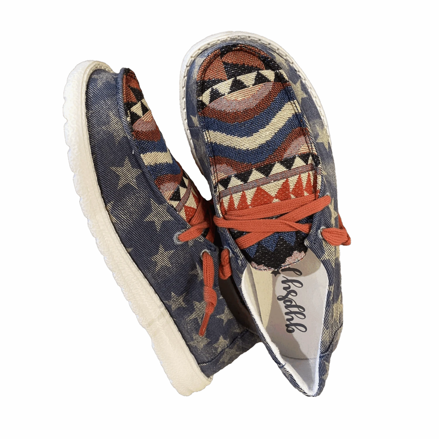 Gypsy Jazz Ladies Rockin Navy Stars Casual Shoes GJSP0131-410 1 Gypsy Jazz Ladies Rockin Navy Stars Casual Shoes GJSP0131-410