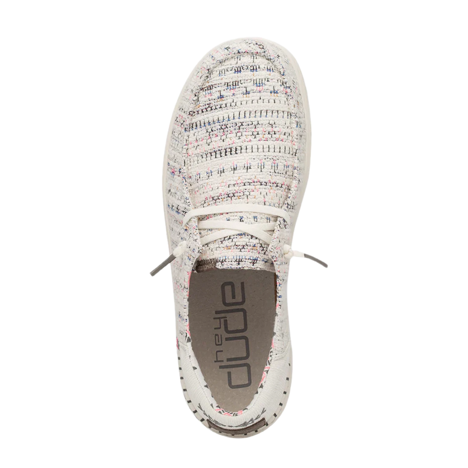 Hey Dude Ladies Wendy Rise Boho White Slip On Shoe 121940213 2 Hey Dude Ladies Wendy Rise Boho White Slip On Shoe 121940213 - Image 2