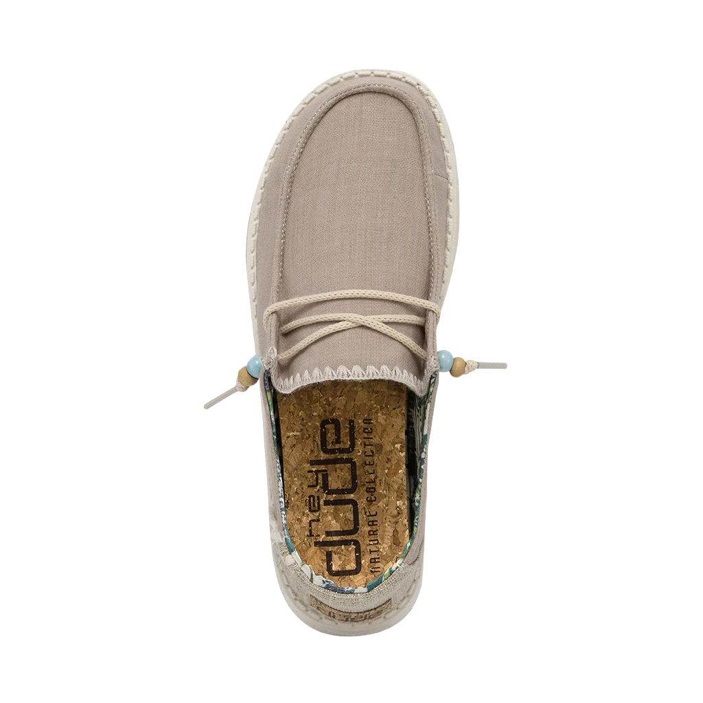 Hey Dude Ladies Wendy Natural Rose Grey Slip On Shoes 122155005 2 Hey Dude Ladies Wendy Natural Rose Grey Slip On Shoes 122155005 - Image 2