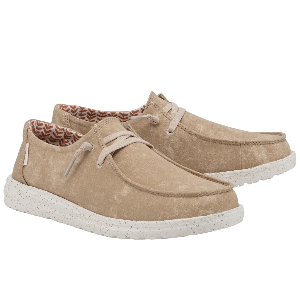 Hey Dude Ladies Wendy Wheatfield Slip On Shoes 121419112 1 Hey Dude Ladies Wendy Wheatfield Slip On Shoes 121419112