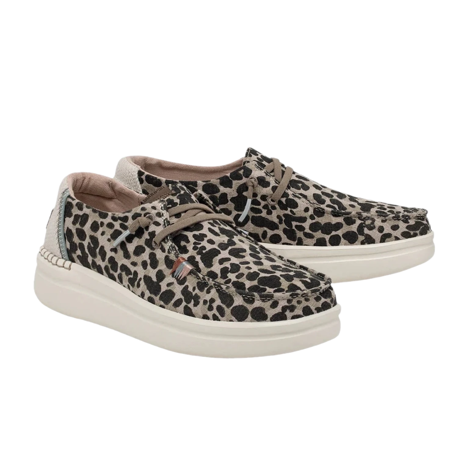 Hey Dude Ladies Wendy Ride Platform Jungle Beige Slip On Shoes 121940570 1 Hey Dude Ladies Wendy Ride Platform Jungle Beige Slip On Shoes 121940570