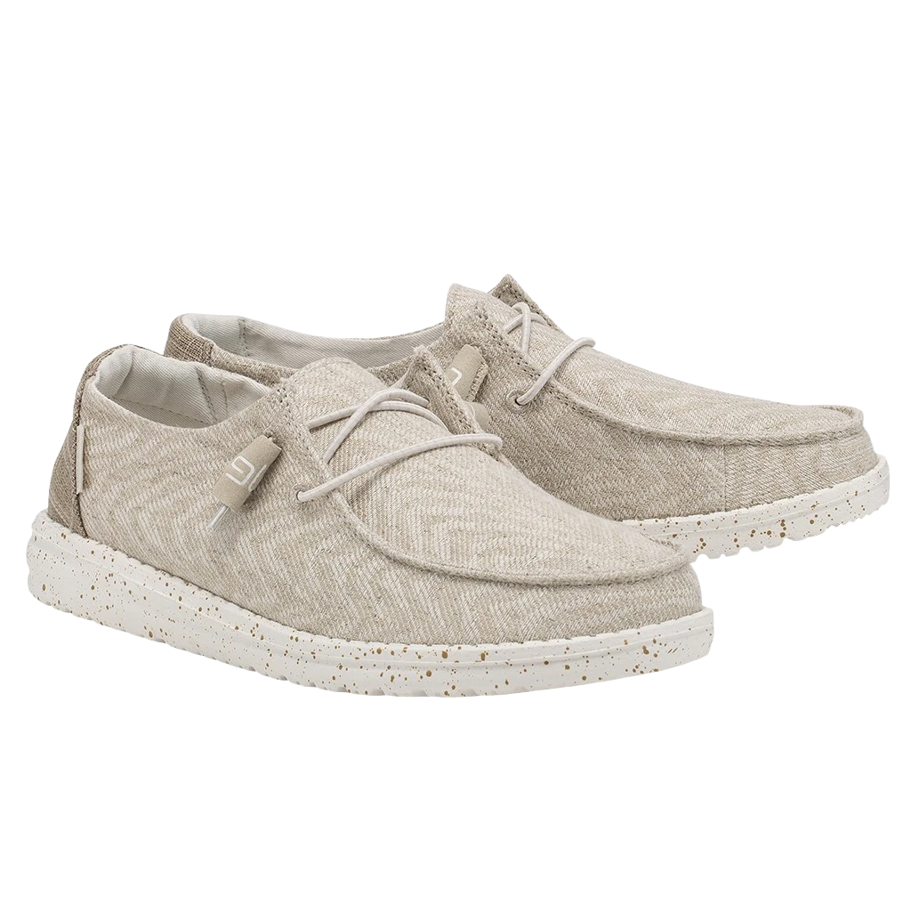 Hey Dude Women's Wendy Woven Zebra Neutral Shoes 121413326 1 Hey Dude Women's Wendy Woven Zebra Neutral Shoes 121413326