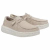 Hey Dude Ladies Wendy Rise Stretch Dove Beige Slip On Shoes 40076-1KV