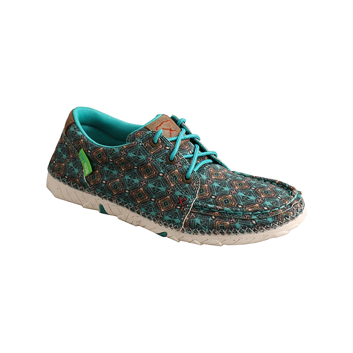 Twisted X Ladies Zero X Turquoise Aztec Shoes WZX0002 1 Twisted X Ladies Zero X Turquoise Aztec Shoes WZX0002