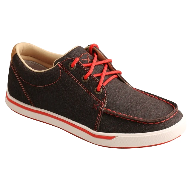 Twisted X Ladies Black & Grenadine Kick Shoes WCA0042 1 Twisted X Ladies Black & Grenadine Kick Shoes WCA0042