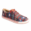 Twisted X® Hooey Loper Aztec Red Multi-Color Shoes WHYC026