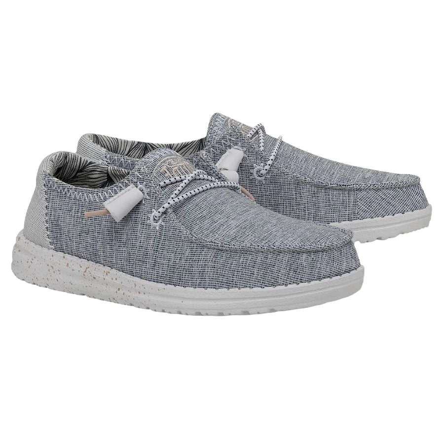 Hey Dude® Ladies Wendy Star Azora Grey Slip On Shoes 40080-4LM 1 Hey Dude® Ladies Wendy Star Azora Grey Slip On Shoes 40080-4LM