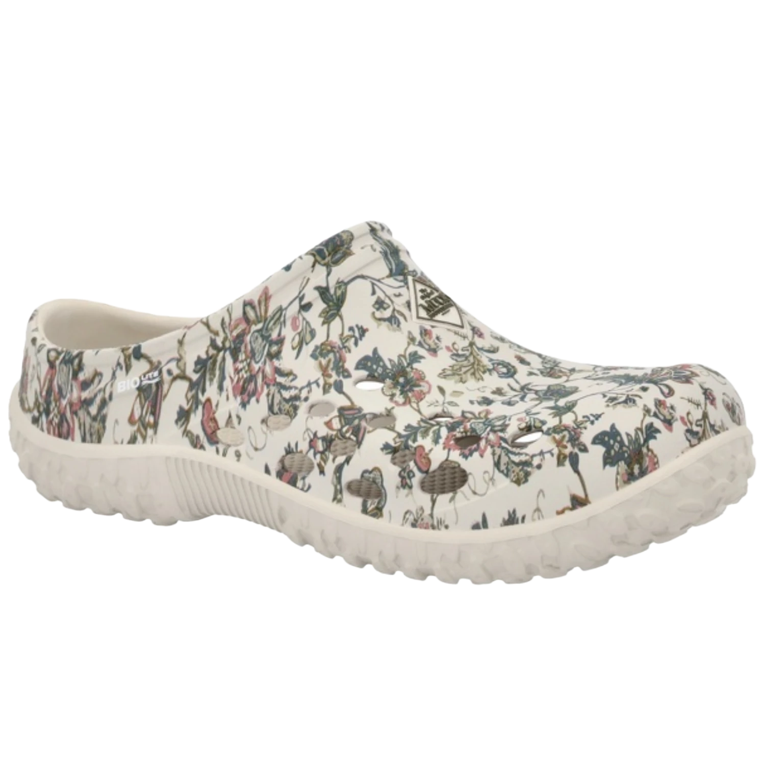 Muck Boot Company Muck® Ladies Muckster Floral White Lite Clog Slip On Shoes MLCW1FLR 1 Muck Boot Company Muck® Ladies Muckster Floral White Lite Clog Slip On Shoes MLCW1FLR