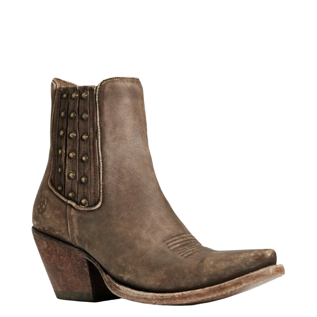 Ariat® Ladies Brown Naturally Distressed Eclipse Booties 10033889 1 Ariat® Ladies Brown Naturally Distressed Eclipse Booties 10033889