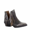Circle G By Corral Ladies Black Studs & Fringe Booties Q5089