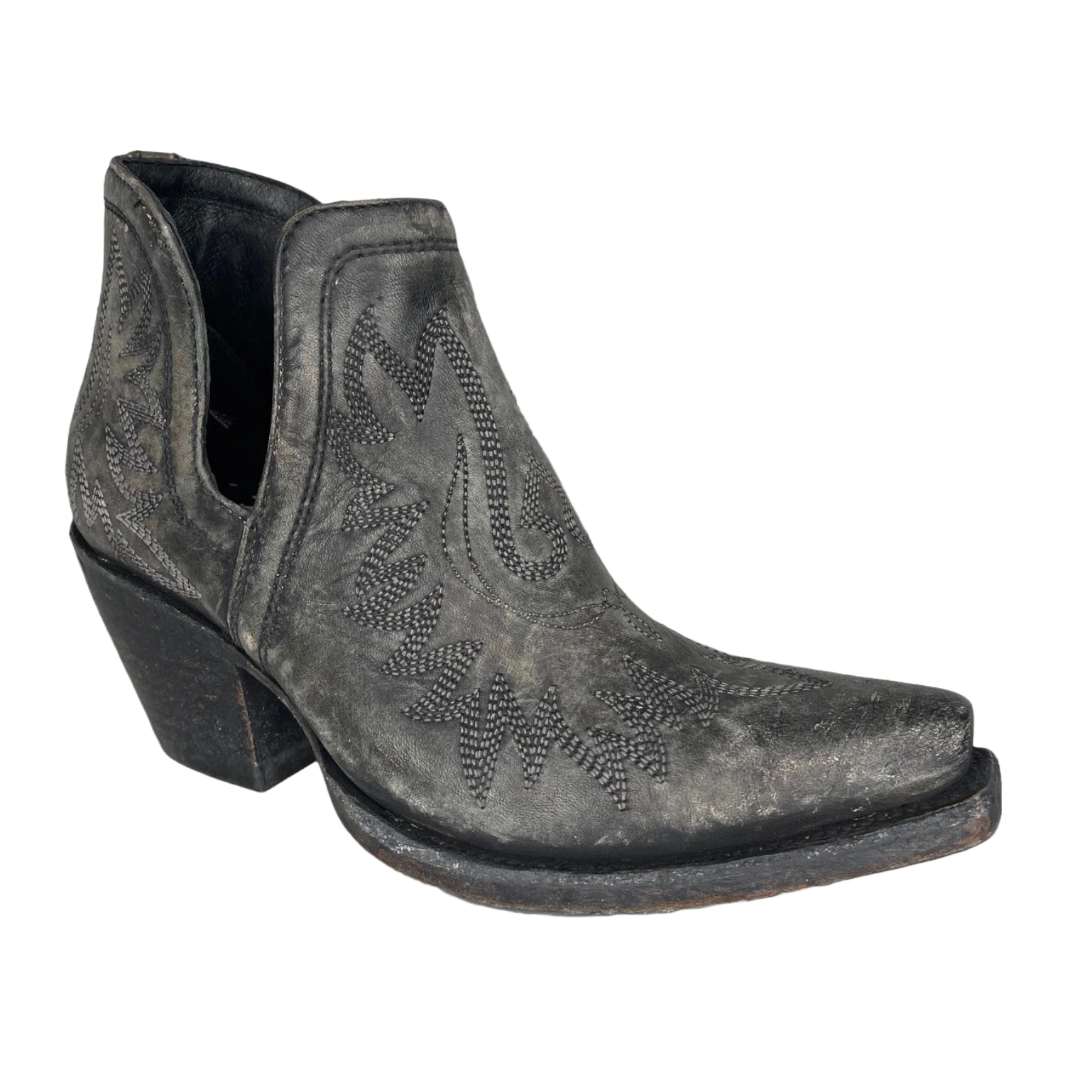 Ariat Ladies Western Dixon Naturally Distressed Ankle Boots 10034044 1 Ariat Ladies Western Dixon Naturally Distressed Ankle Boots 10034044