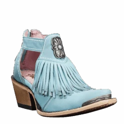 Junk Gypsy By Lane Ladies Kiss Me At Midnight Turquoise Booties JG0066C