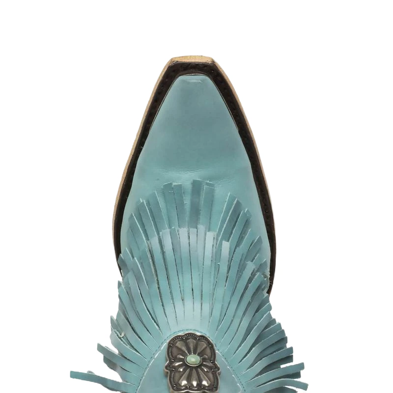 Junk Gypsy By Lane Ladies Kiss Me At Midnight Turquoise Booties JG0066C 2 Junk Gypsy By Lane Ladies Kiss Me At Midnight Turquoise Booties JG0066C - Image 2