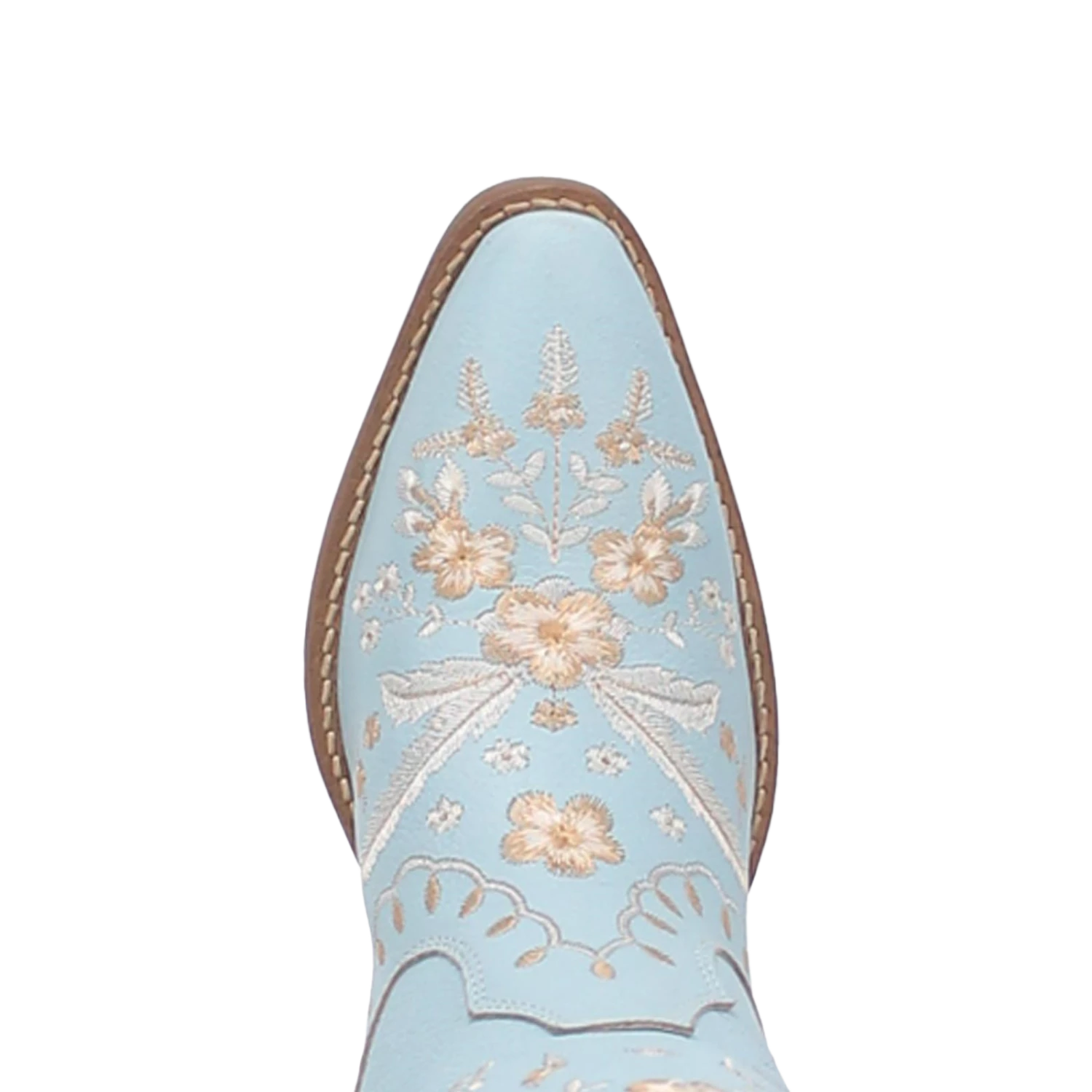 Dingo Ladies Full Bloom Blue Almond Round Toe Boots DI939-BLOOM 2 Dingo Ladies Full Bloom Blue Almond Round Toe Boots DI939-BLOOM - Image 2