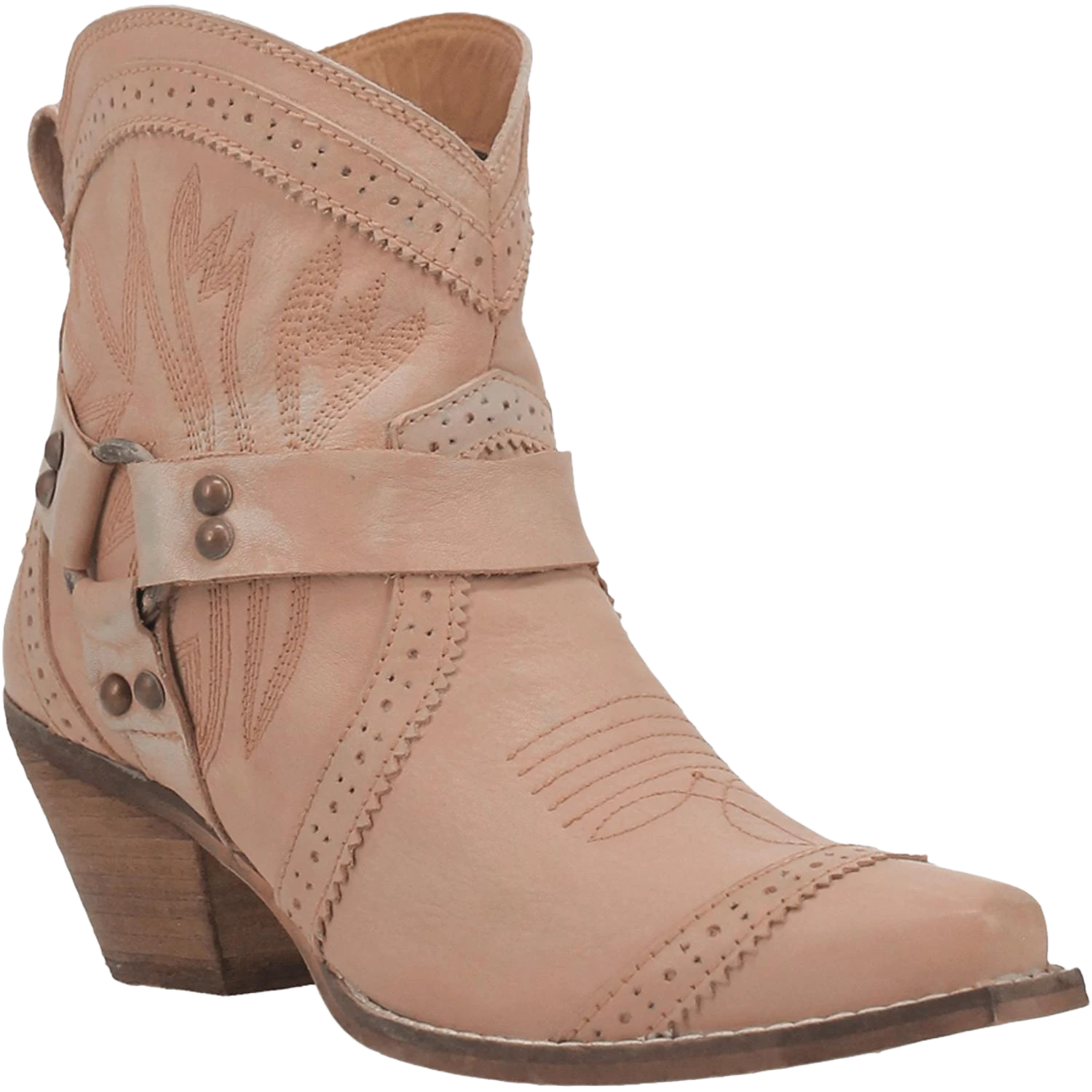 Dingo® Ladies Natural Gummy Bear Western Bootie DI747-WH3 1 Dingo® Ladies Natural Gummy Bear Western Bootie DI747-WH3