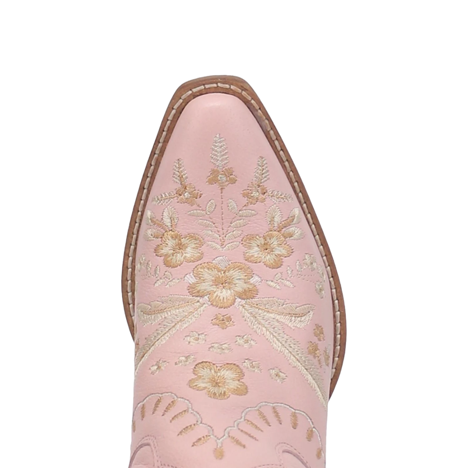 Dingo® Ladies Primrose Floral Embroidery Pink Western Boots DI748-PK 2 Dingo® Ladies Primrose Floral Embroidery Pink Western Boots DI748-PK - Image 2