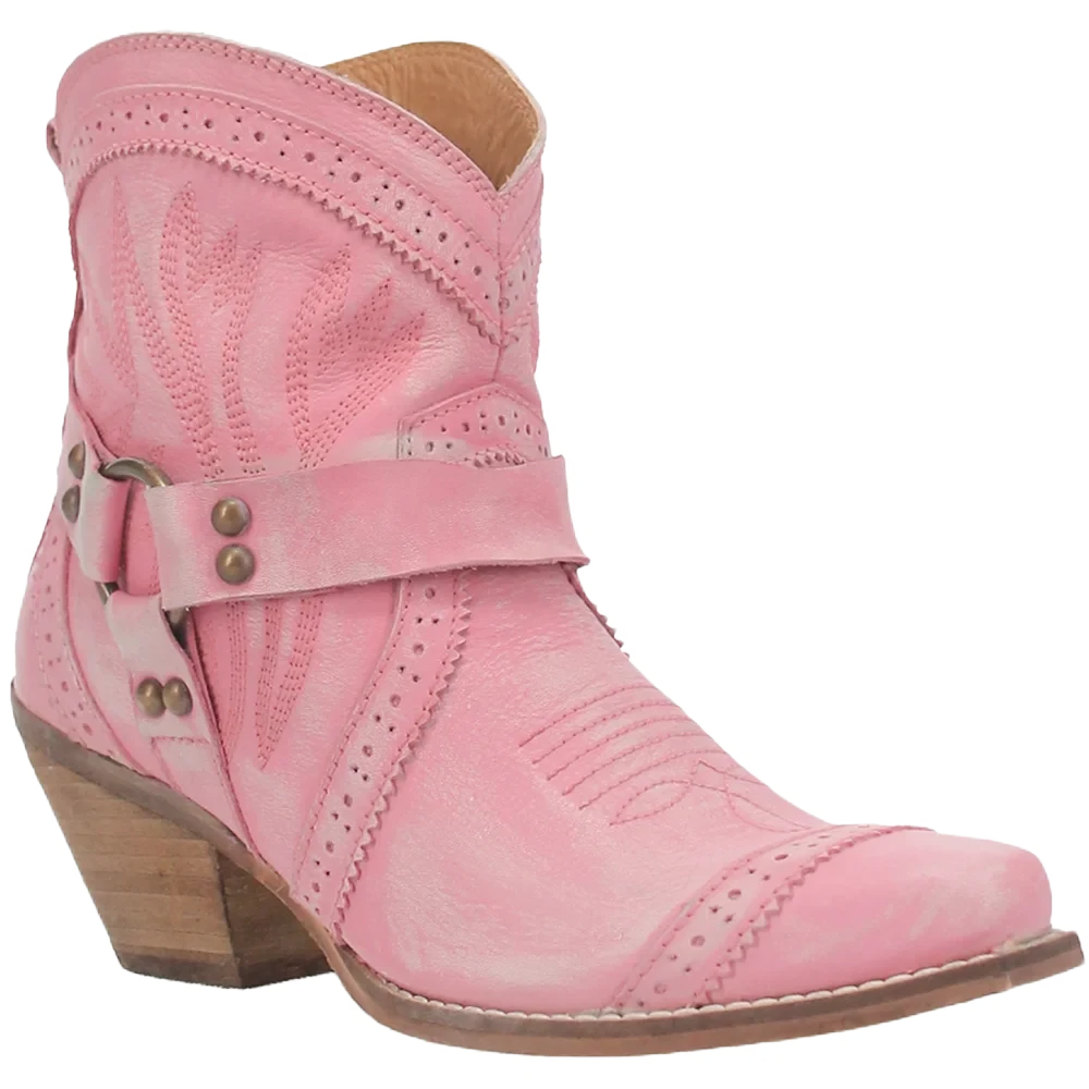 Dingo® Ladies Gummy Bear Pink Western Bootie DI747-PNK 1 Dingo® Ladies Gummy Bear Pink Western Bootie DI747-PNK