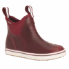 XTRATUF Ladies 6 Inch Red Leather Ankle Deck Boot XWAL-600