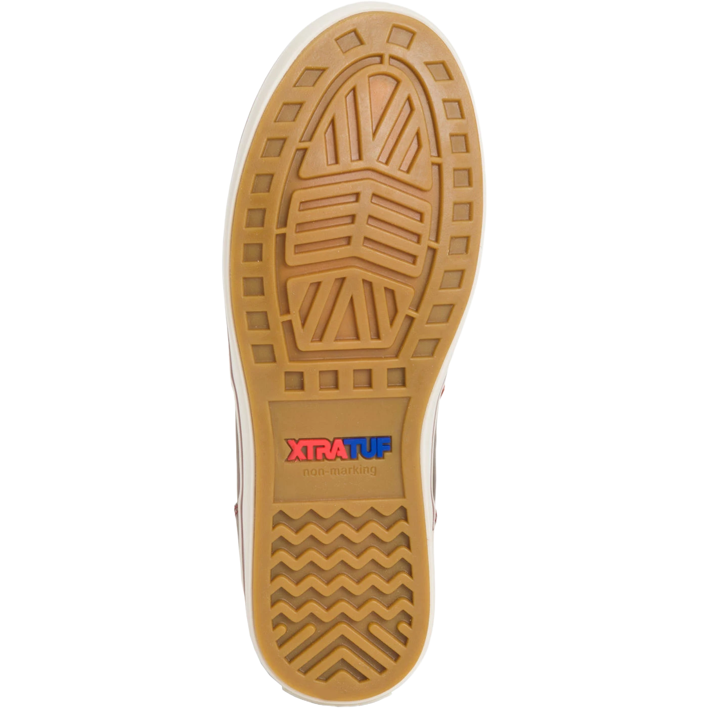 XTRATUF Ladies 6 Inch Red Leather Ankle Deck Boot XWAL-600 2 XTRATUF Ladies 6 Inch Red Leather Ankle Deck Boot XWAL-600 - Image 2