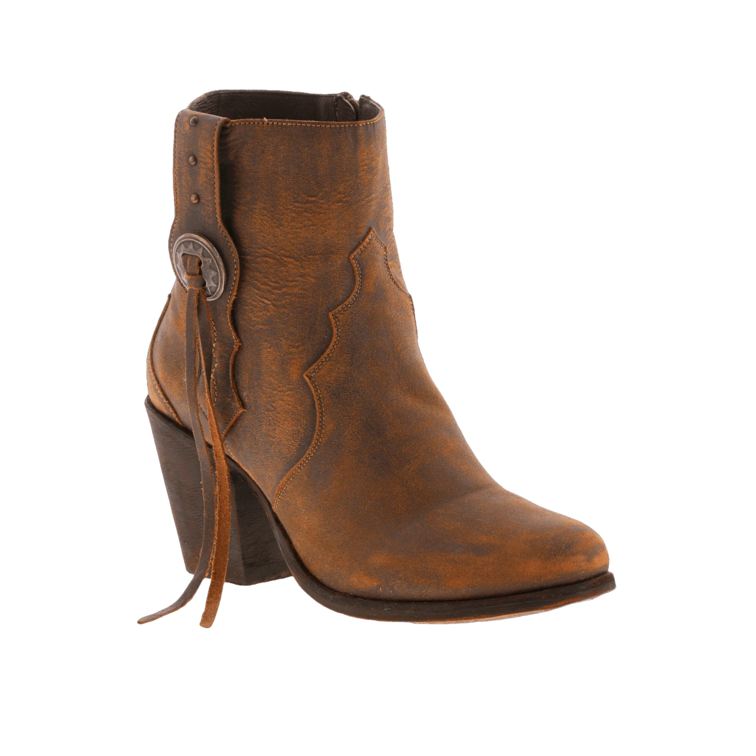 Liberty Black Ladies Vintage Canela Brown Booties SL-MBF002 1 Liberty Black Ladies Vintage Canela Brown Booties SL-MBF002