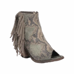 Liberty Black Pithon Fileteado Verde Shoe LB-712807