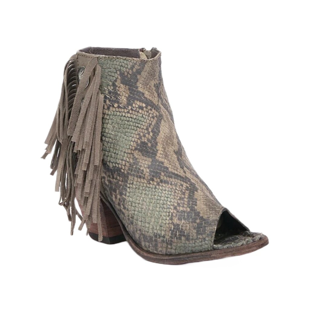 Liberty Black Pithon Fileteado Verde Shoe LB-712807 1 Liberty Black Pithon Fileteado Verde Shoe LB-712807