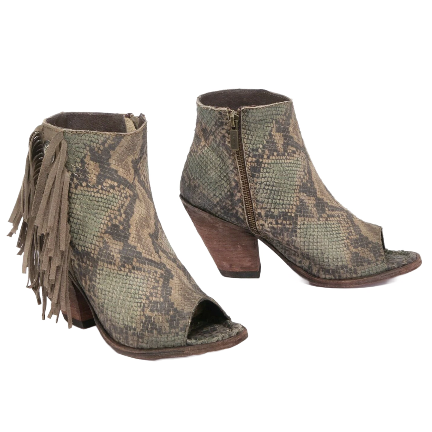 Liberty Black Pithon Fileteado Verde Shoe LB-712807 2 Liberty Black Pithon Fileteado Verde Shoe LB-712807 - Image 2