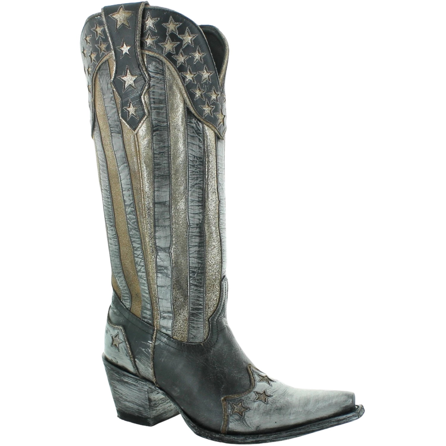 Yippee Ki Yay By Old Gringo Ladies Bloom Stars & Stripes Boots YL470-1 1 Yippee Ki Yay By Old Gringo Ladies Bloom Stars & Stripes Boots YL470-1