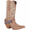 Durango Ladies Khaki Flag Accessory Shank Strap Western Boots DRD0208