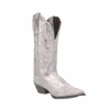 Laredo Ladies Dream Girl Silver Embroidered Snip Toe Boots 52463