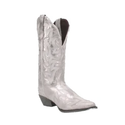 Laredo Ladies Dream Girl Silver Embroidered Snip Toe Boots 52463