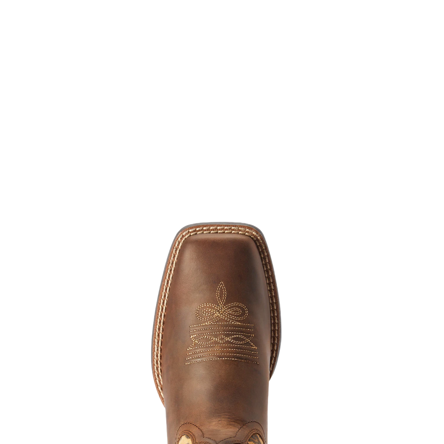 Ariat® Ladies Round Up Crossroads Brown Leopard Western Boots 10042384 2 Ariat® Ladies Round Up Crossroads Brown Leopard Western Boots 10042384 - Image 2
