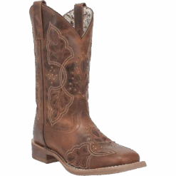 Laredo® Ladies Dionne Embroidered Brown Western Boots 5972