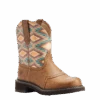 Ariat® Ladies Fatbaby® Heritage Farrah Aztec Print Tan Boots 10044438