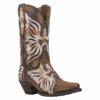 Dan Post® Ladies Ndulgence Snip Toe Brown Leather Boots DP4359