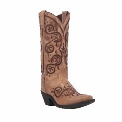 Laredo® Ladies Whirlaway Taupe Brown Western Boots 52422