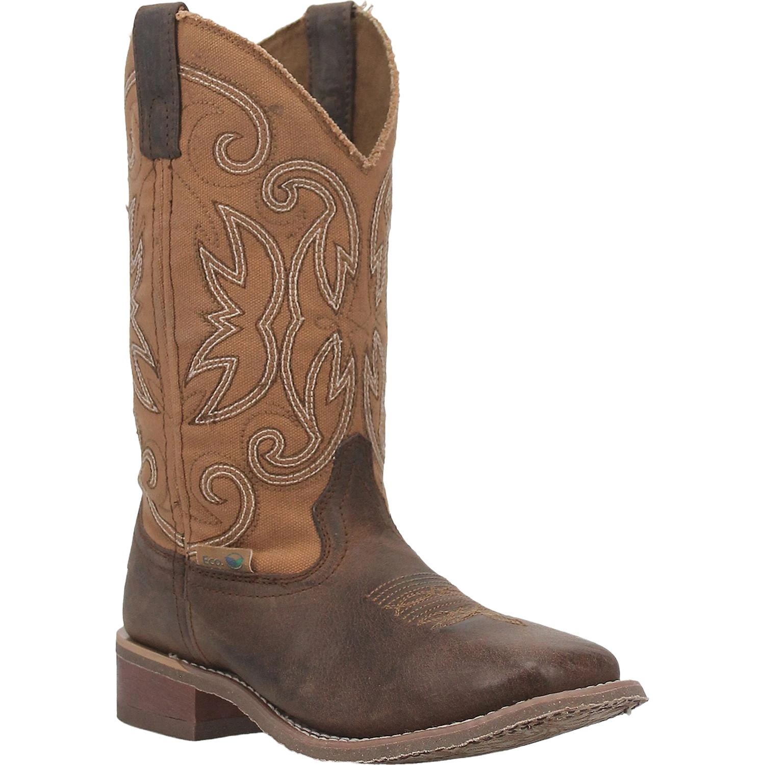 Laredo® Ladies Caney Square Toe Tan Leather Western Boots 5878 1 Laredo® Ladies Caney Square Toe Tan Leather Western Boots 5878