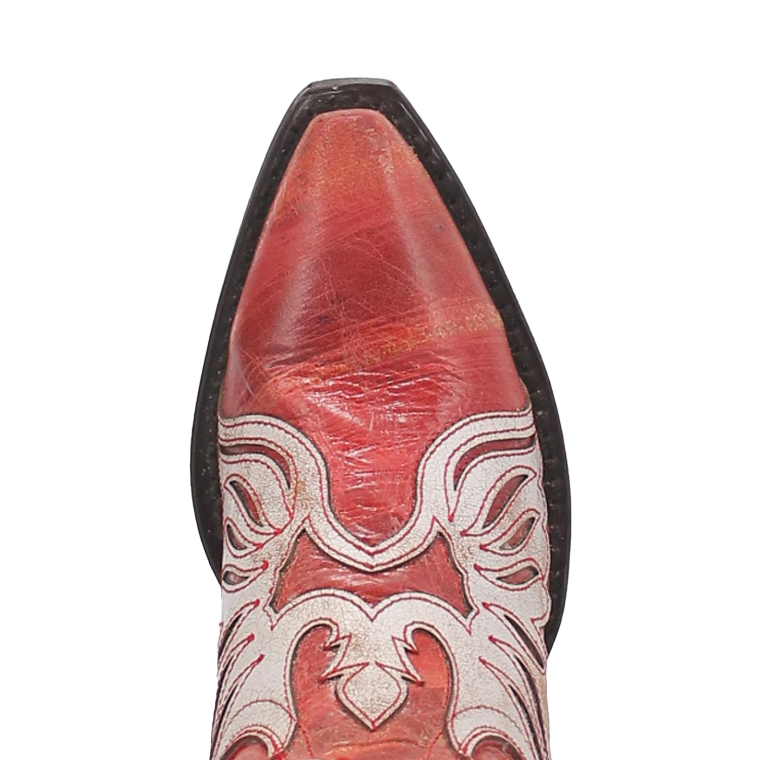Dan Post® Ladies Ndulgence Red And White Western Boot DP4348-RD 2 Dan Post® Ladies Ndulgence Red And White Western Boot DP4348-RD - Image 2