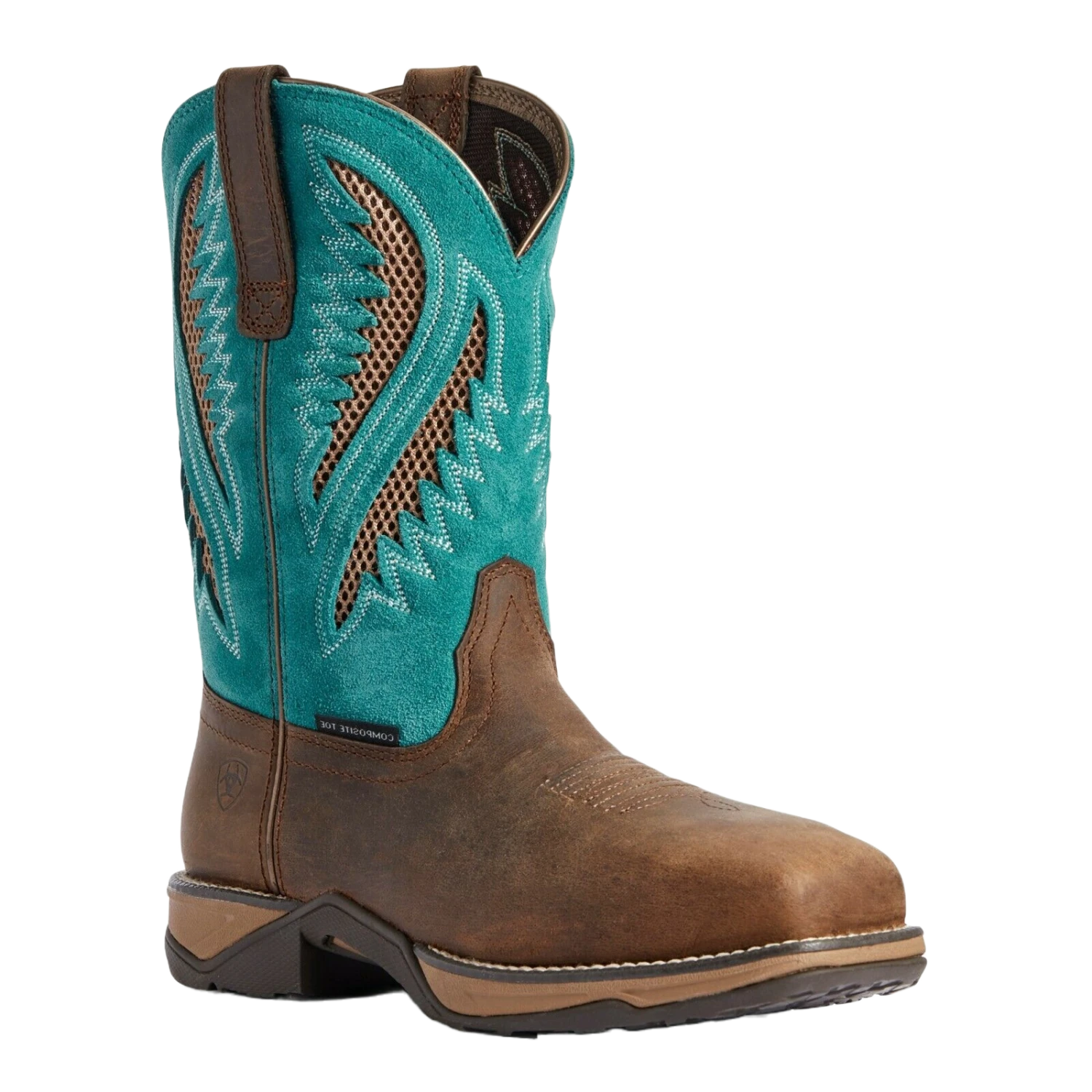 Ariat® Ladies VentTEK™ Turquoise Composite Toe Work Boots 10031663 1 Ariat® Ladies VentTEK™ Turquoise Composite Toe Work Boots 10031663