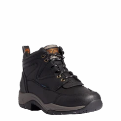 Ariat Ladies Terrain Waterproof H2O Black Lace Up Boots 10038423