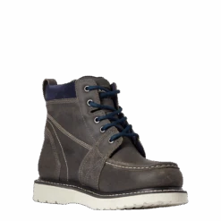 Ariat® Ladies Rebar™ Wedge Moc Toe Steel Grey Work Boots 10035770